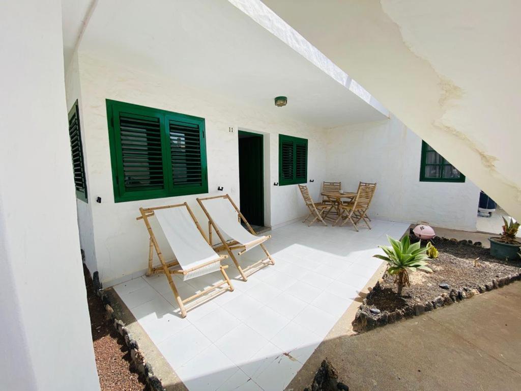 Patio nebo venkovní prostory v ubytování Lagos del cotillo