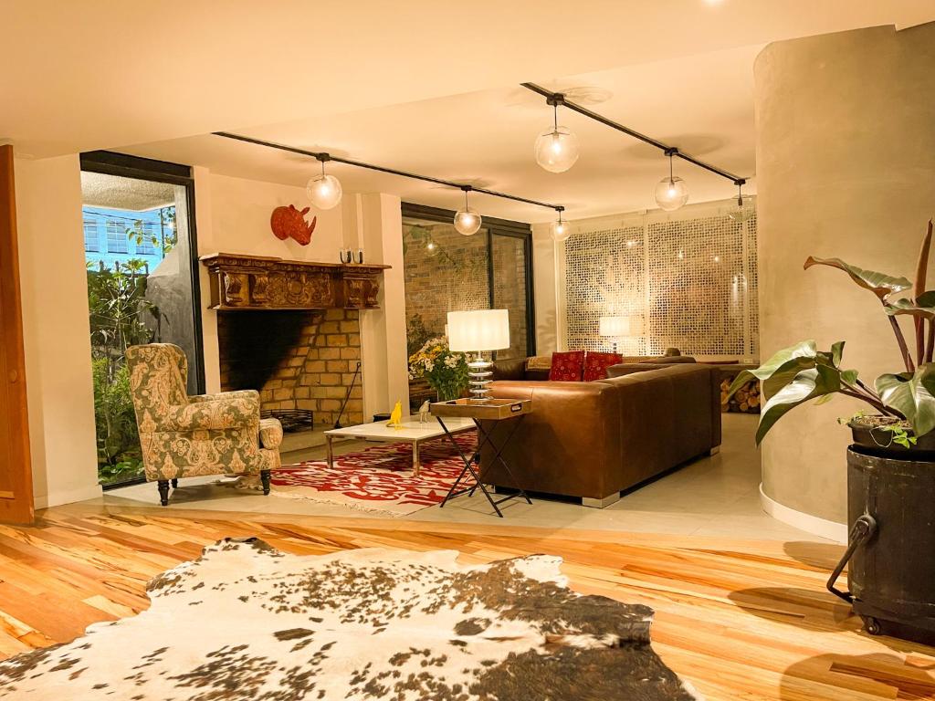 Posezení v ubytování Lucitania Hotel Boutique