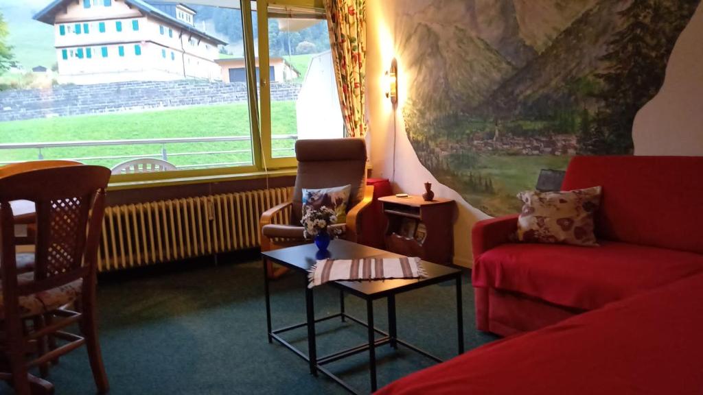 Posedenie v ubytovaní Aparthotel 333 mit Schwimmbad Kleinwalsertal