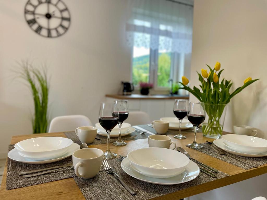 Nápoje v ubytovaní Apartament Jak Marzenie