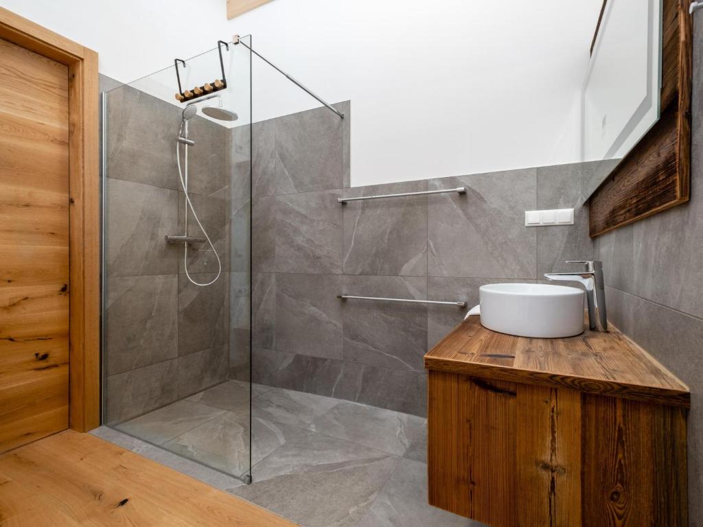 Koupelna v ubytování Haus Estelle