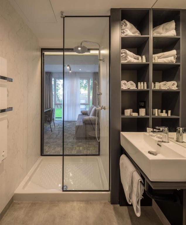 Koupelna v ubytování Joy 5 Hotel & SPA