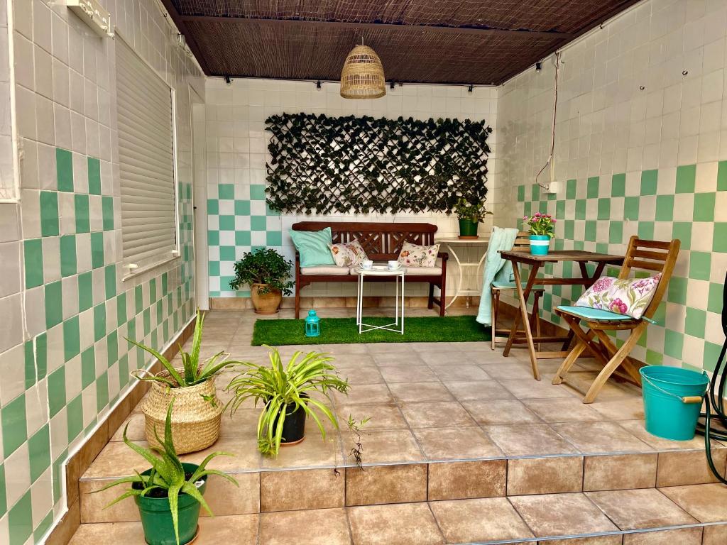 Posezení v ubytování Casa tradicional Torrevieja