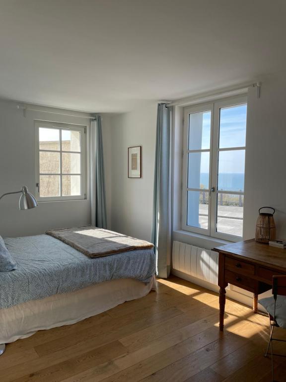 Brise du Large - Maison d'Ault - Queen Room Met Uitzicht Op Zee