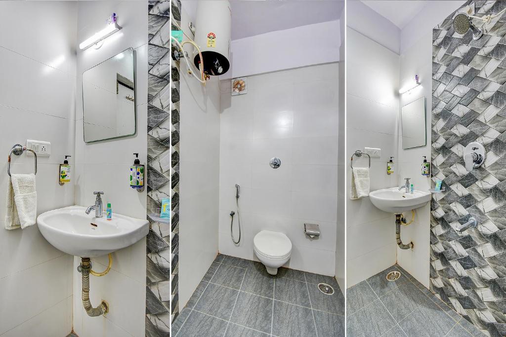 Bagno di FabHotel Rotano Suites - Yelahanka