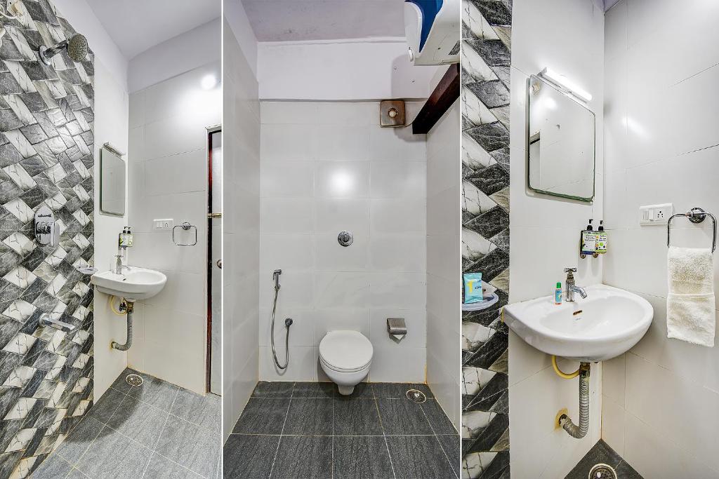 Bagno di FabHotel Rotano Suites - Yelahanka