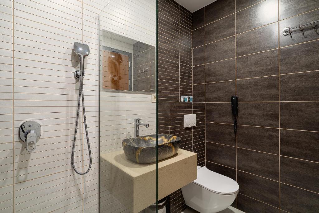 Koupelna v ubytování Cozy Loft Hotel