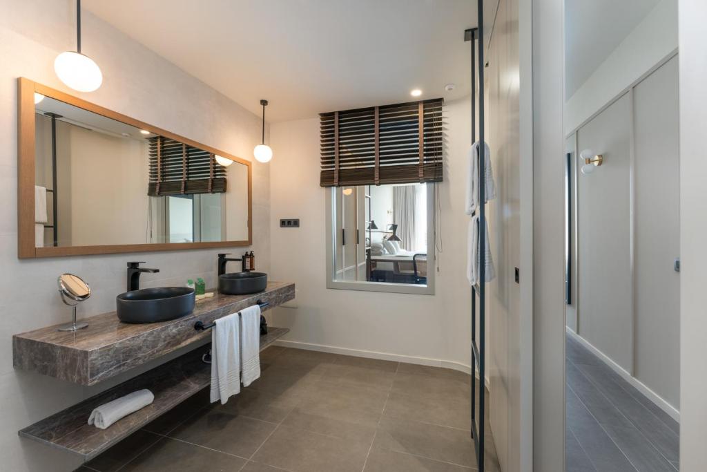 Koupelna v ubytování Hotel LIVVO Lumm