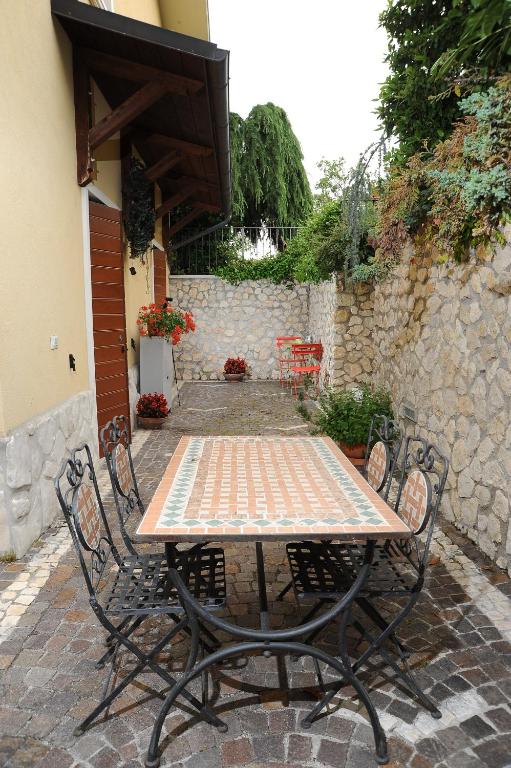 Patio nebo venkovní prostory v ubytování Affittacamere Fulé