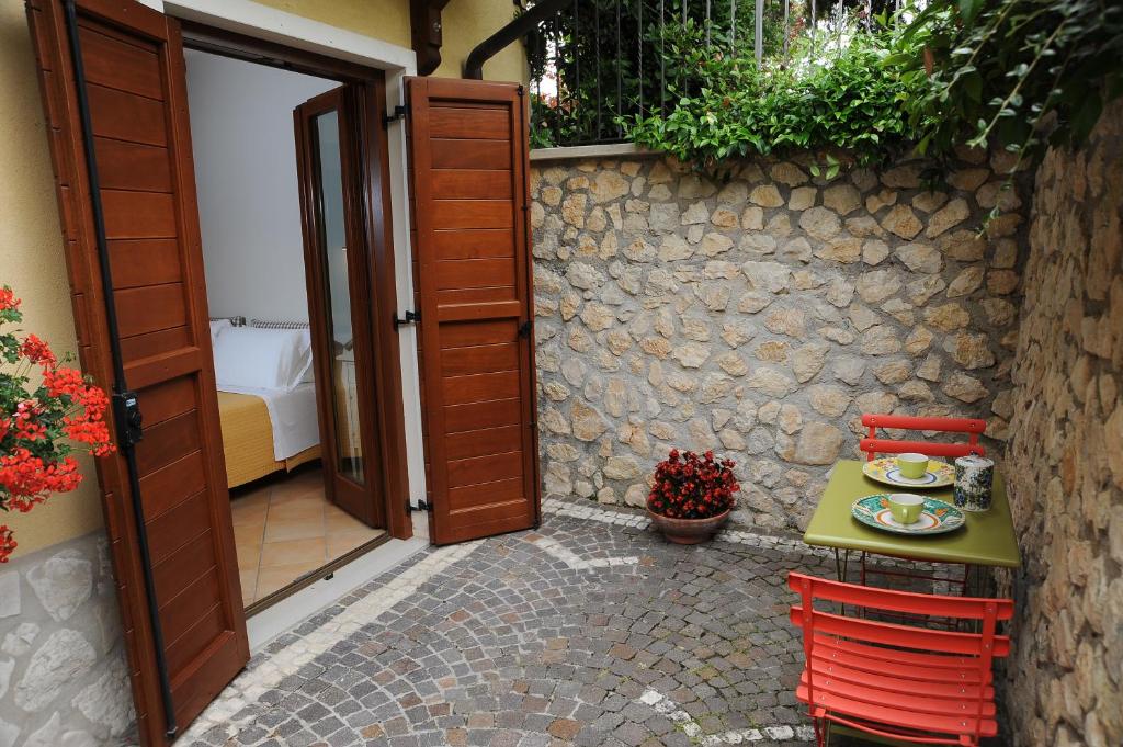 Patio nebo venkovní prostory v ubytování Affittacamere Fulé