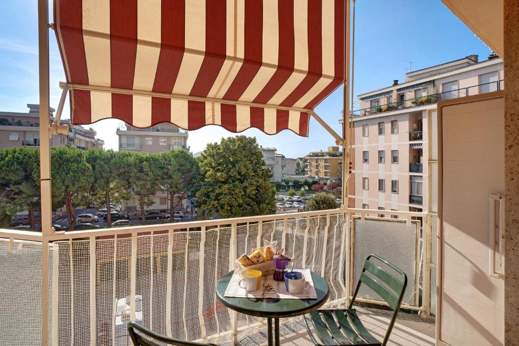 Balkón alebo terasa v ubytovaní Casa vacanze Leslie