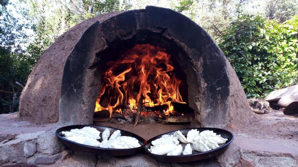Barbacoa disponible para clientes en el apartahotel