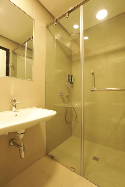 Baðherbergi á Nordic Hotel Lagos