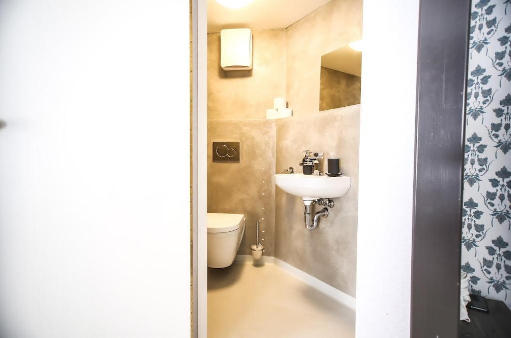 Kúpeľňa v ubytovaní Klášterní apartmány