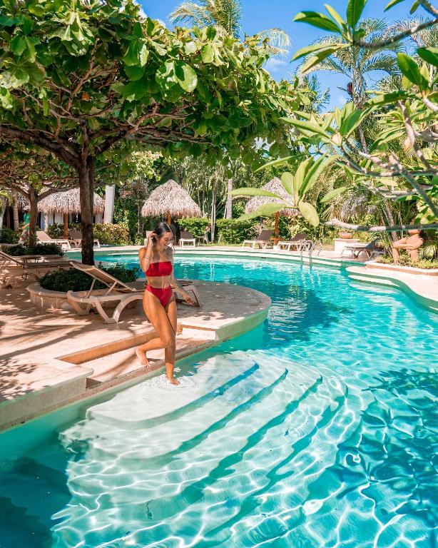 Bazén v ubytování Jardin del Eden Boutique Hotel nebo v jeho okolí