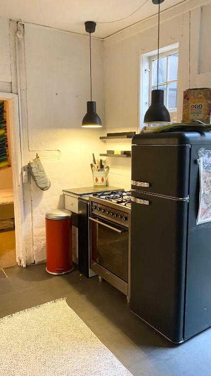 Kuchyň nebo kuchyňský kout v ubytování Hygge Living - Heart of Copenhagen