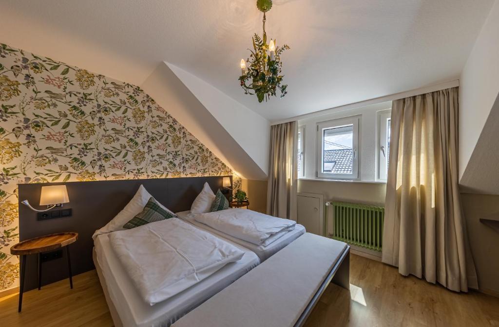 Postel nebo postele na pokoji v ubytování Landgasthof Kranz