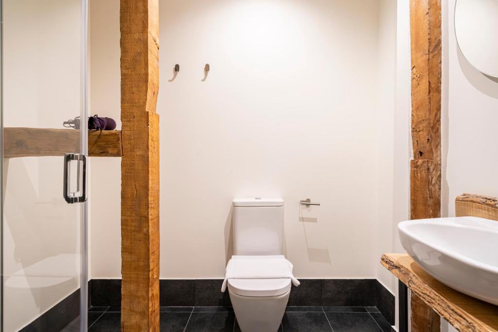 Koupelna v ubytování Dobo Azacanes Hostal