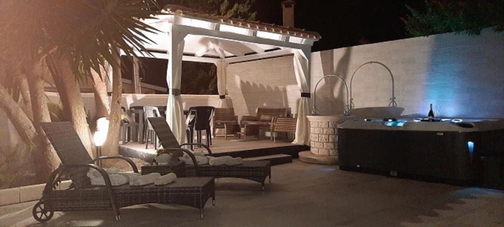 A patio or other outdoor area at Villa ANNY