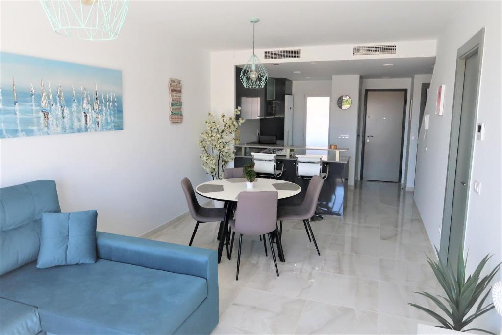 A kitchen or kitchenette at Flamenca Village Penthouse