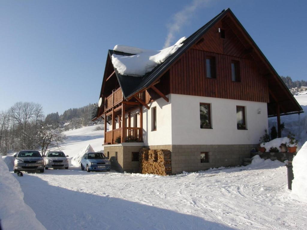 Apartmany Ruby v zimě
