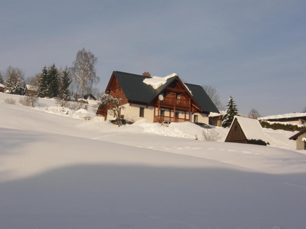 Apartmany Ruby v zimě