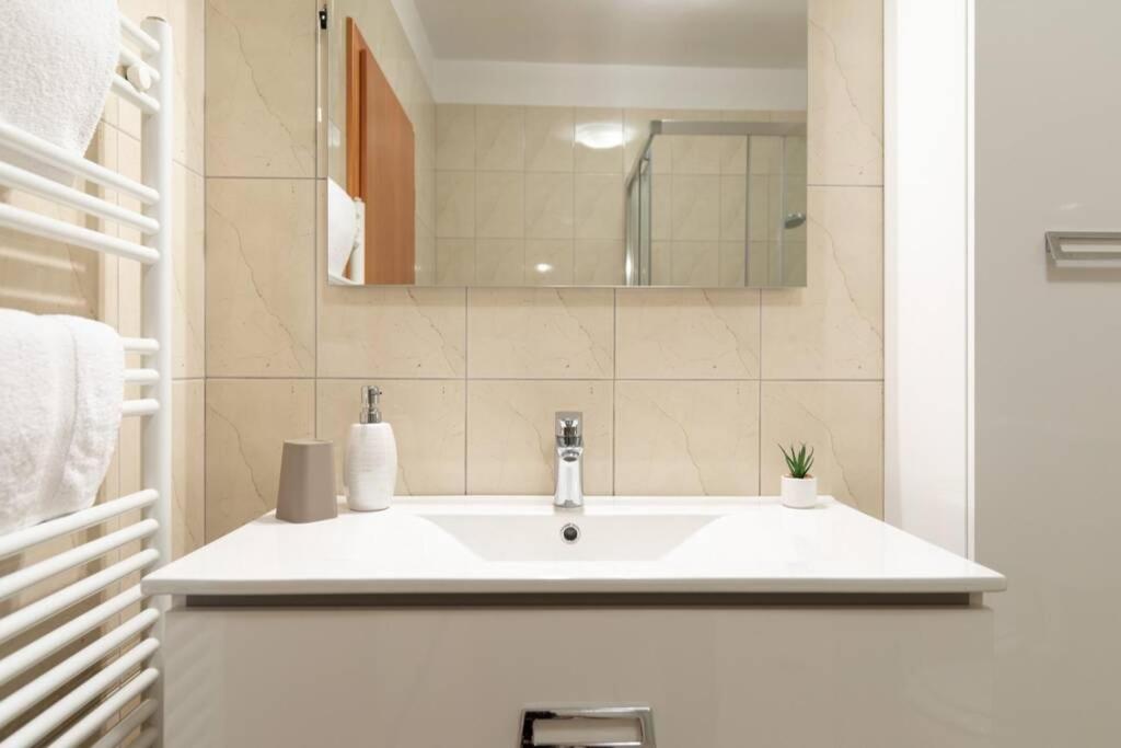 Kúpeľňa v ubytovaní Apartments Doris, Krk