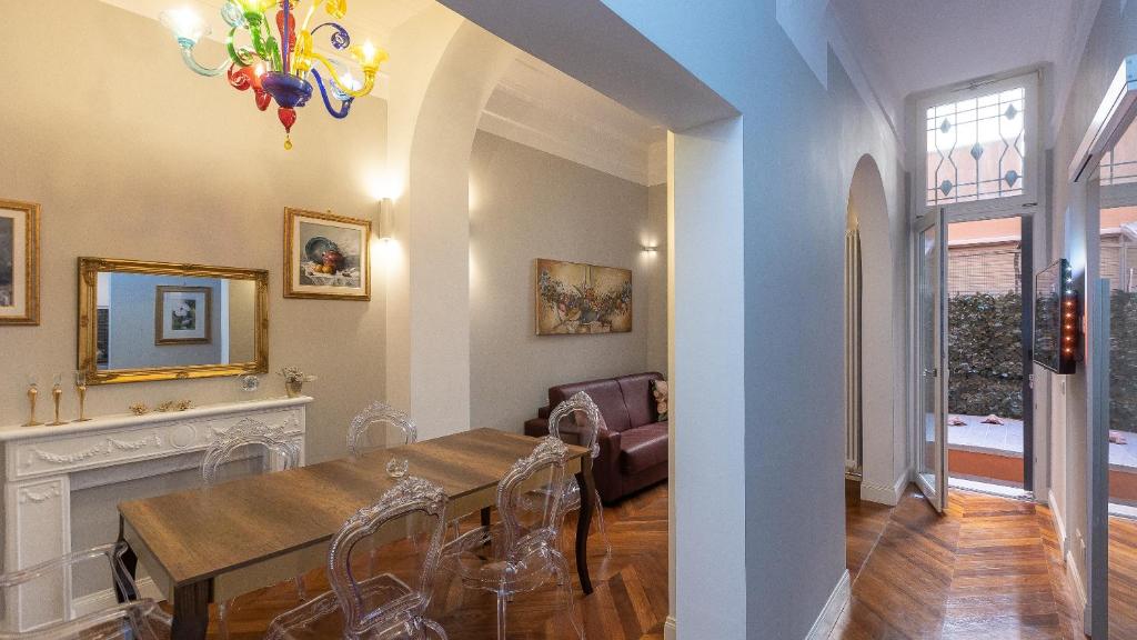 Część wypoczynkowa w obiekcie Gregoriana Luxury Rental in Rome