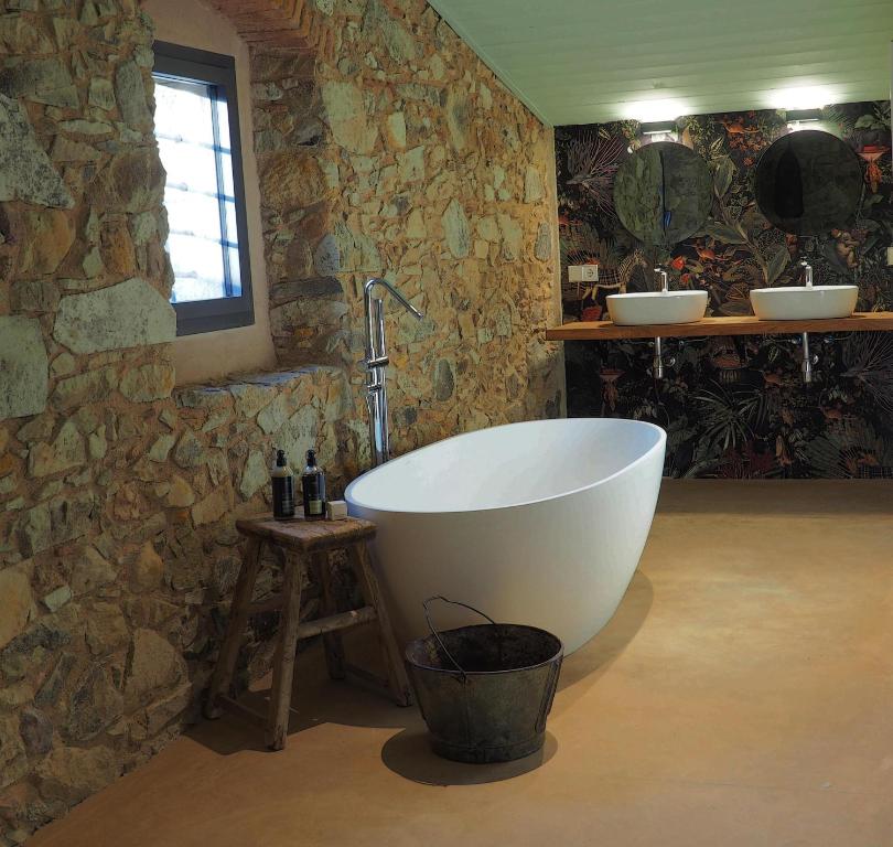 A bathroom at Mas Rauric