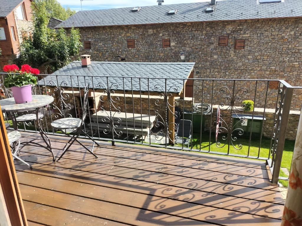 Balkón nebo terasa v ubytování Cal Teler-Benedicta