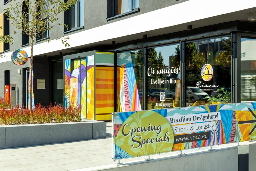 Certifikát, hodnocení, plakát nebo jiný dokument vystavený v ubytování Rioca Munich Posto 3