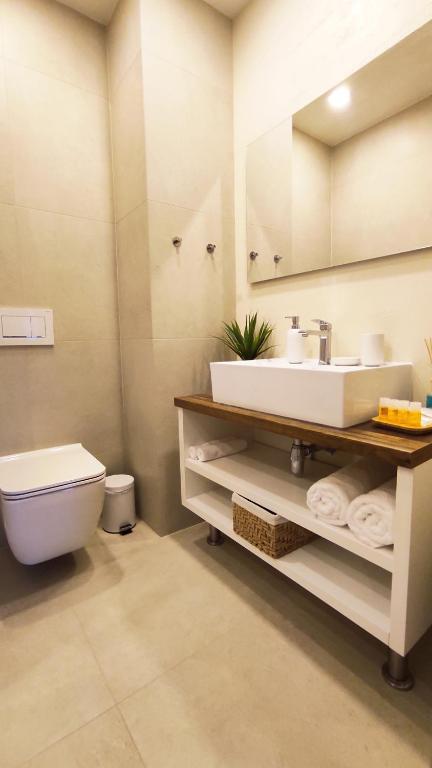 Koupelna v ubytování Apartmány Na Vyhlídce