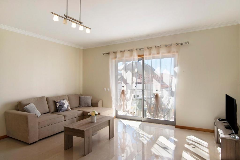 Posezení v ubytování Apartamento Água Brisa