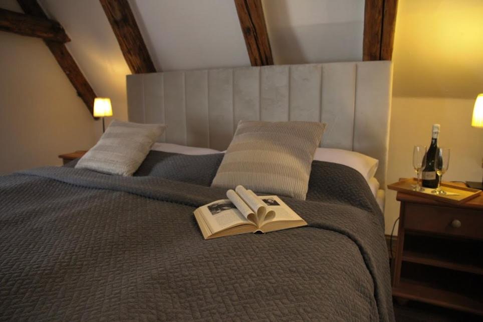 Letto o letti in una camera di Hotel Svambersky dum