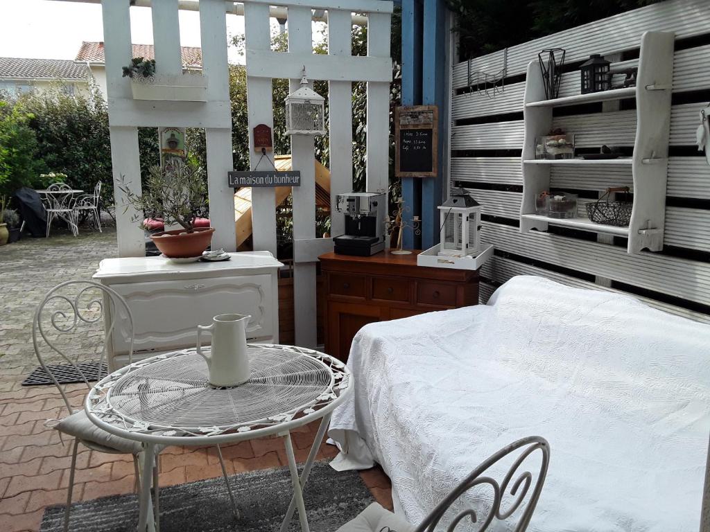 Balkón nebo terasa v ubytování Chambre chez l'habitant et Tiny House