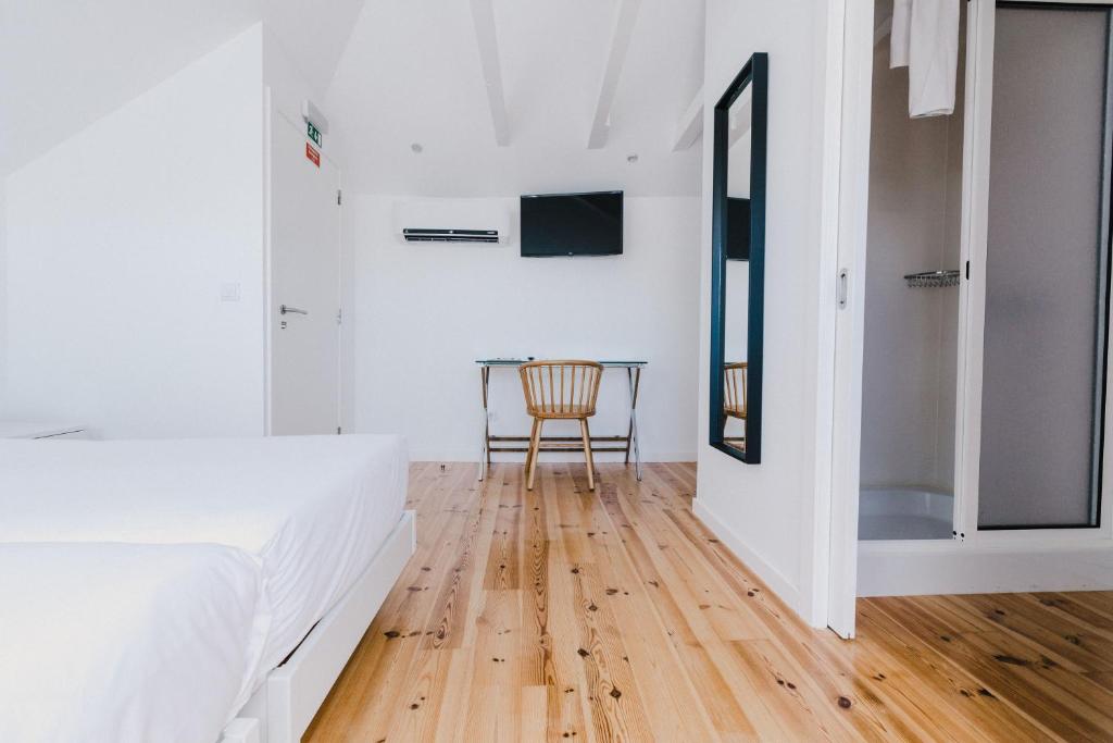 Postel nebo postele na pokoji v ubytování Jaca Hostel Funchal