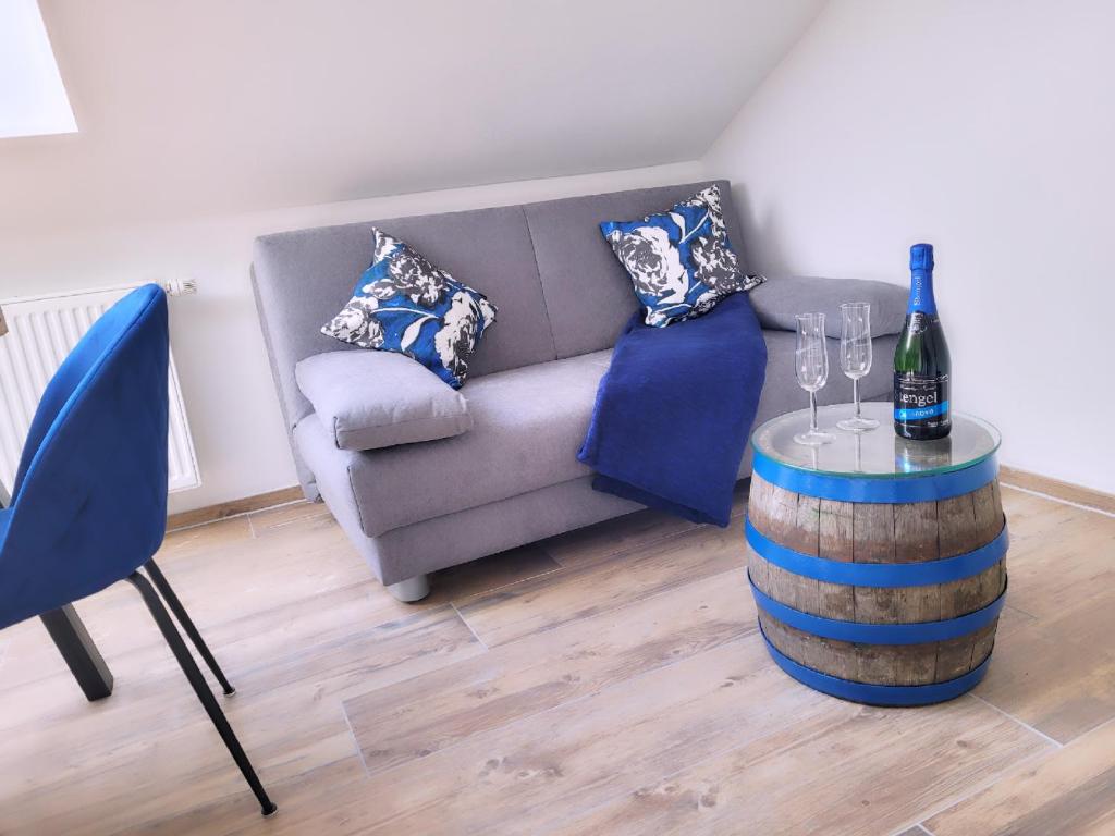 Posezení v ubytování Stengels Sekt Appartements
