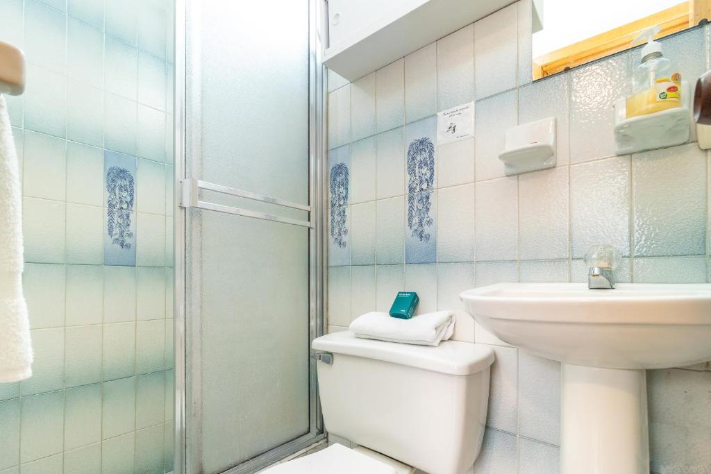 Koupelna v ubytování Casa Hostal Norte