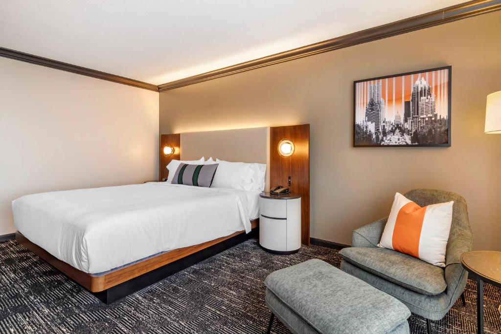 Postel nebo postele na pokoji v ubytování Omni Austin Hotel Downtown