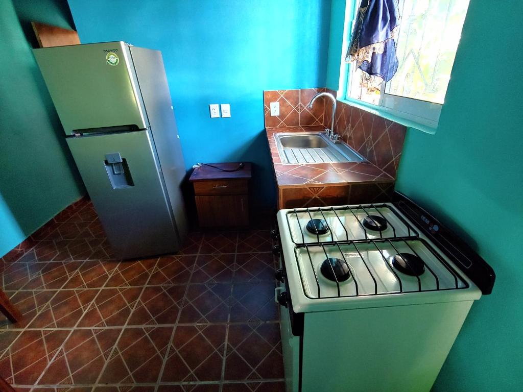 Kuchyň nebo kuchyňský kout v ubytování CASA NANTLI