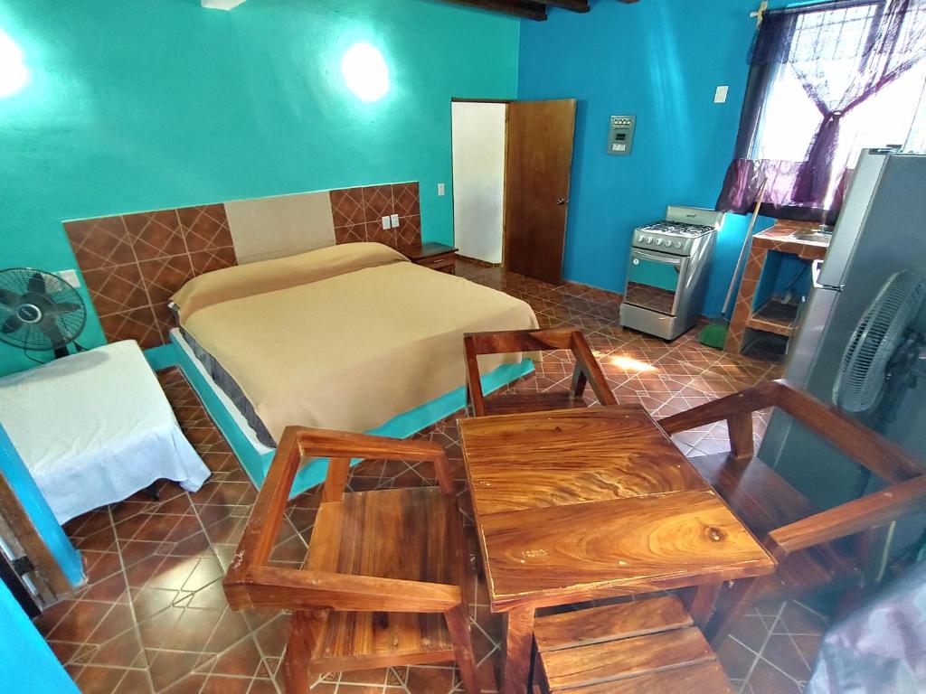 Kuchyň nebo kuchyňský kout v ubytování CASA NANTLI