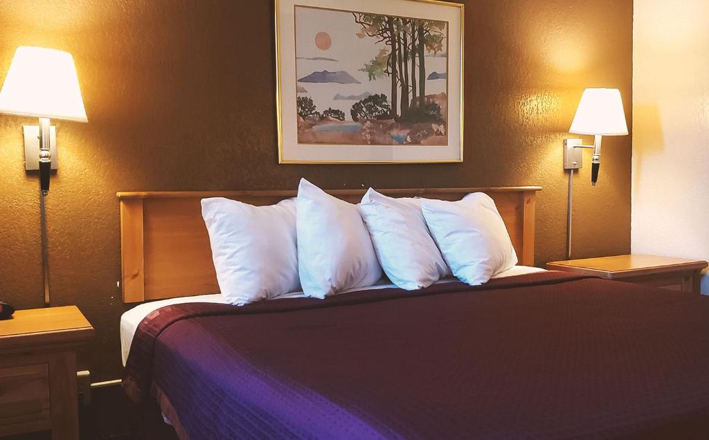 Un pat sau paturi într-o cameră la Coratel Inn & Suites by Jasper Mankato