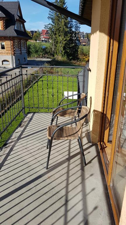 Balkón alebo terasa v ubytovaní Pokoje Pod Kopiencem Grzegorz Plata
