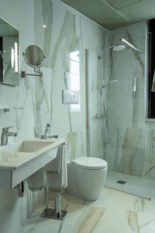 Koupelna v ubytování c-hotels Concorde