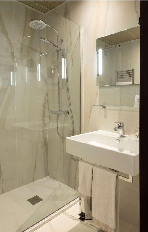 Koupelna v ubytování c-hotels Concorde
