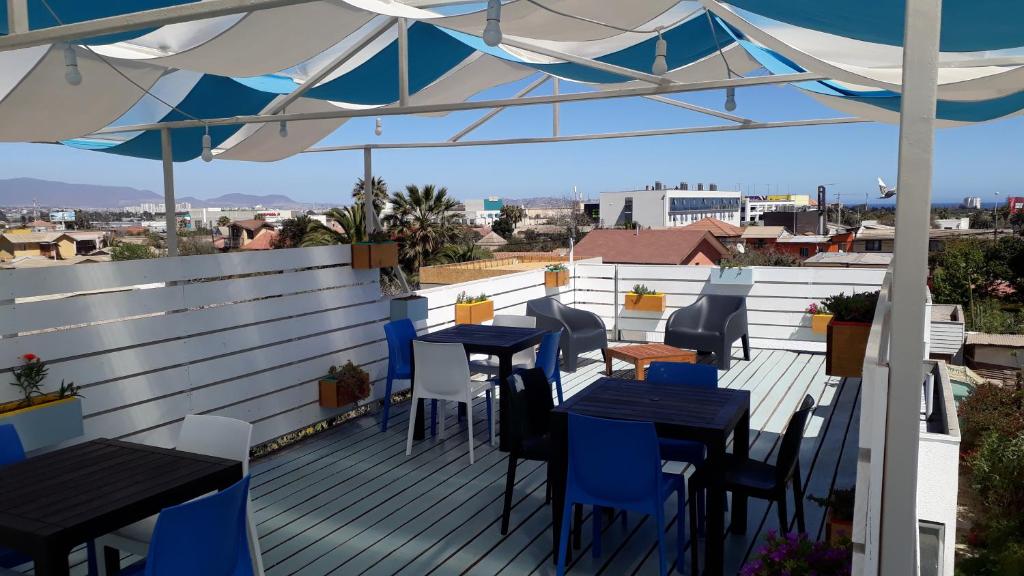Balkón nebo terasa v ubytování Apart Hotel Colors