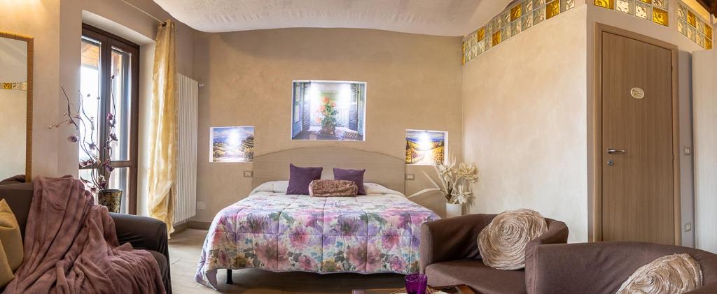 Postel nebo postele na pokoji v ubytování La Valle B&B