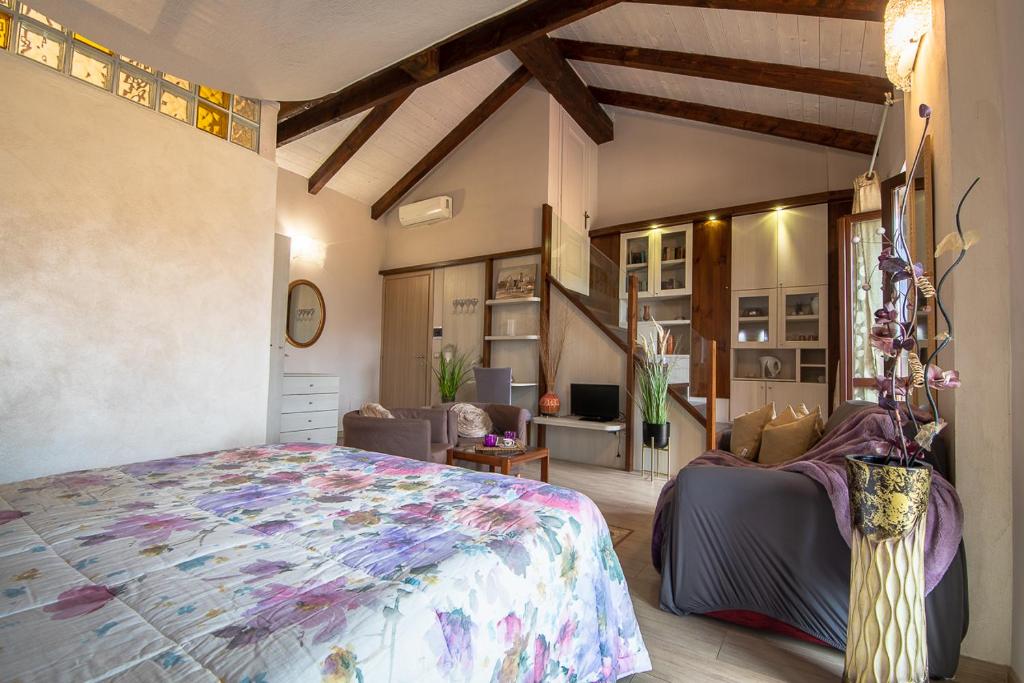 Postel nebo postele na pokoji v ubytování La Valle B&B