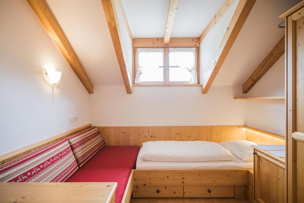 Postel nebo postele na pokoji v ubytování Klaudehof