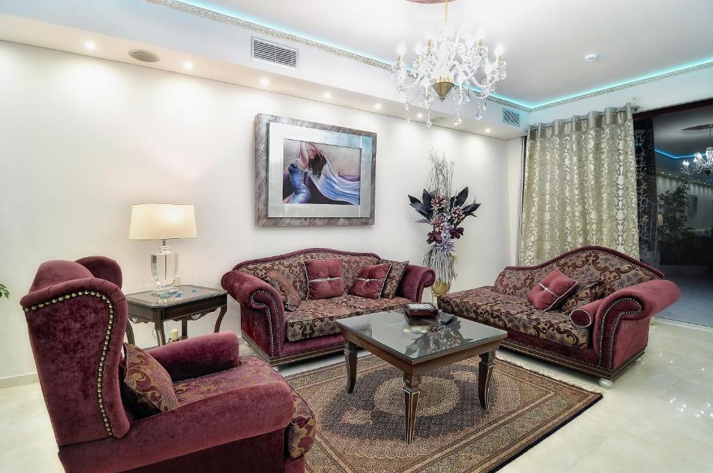 Istumisnurk majutusasutuses Hotel Parga Princess